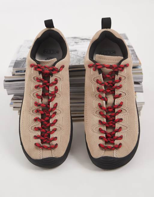 Keen Jasper brushed suede trainers in beige, 2 of 4