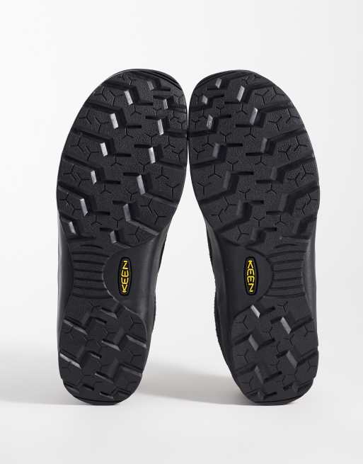 Keen Jasper brushed suede trainers in black, 5 of 5