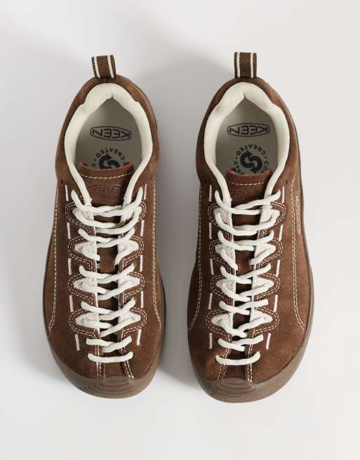 Keen Jasper brushed suede trainers in brown, 2 of 5