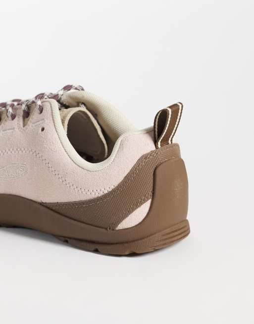 Keen Jasper brushed suede trainers in light pink, 4 of 5