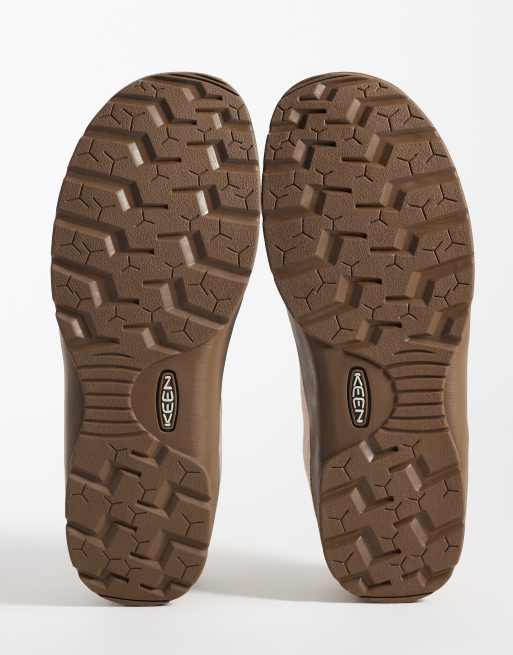 Keen Jasper brushed suede trainers in light pink, 5 of 5