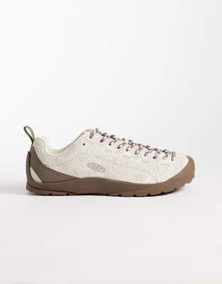 Keen Jasper Brushed Suede Trainers In White