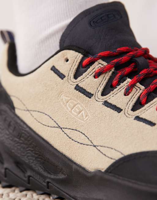 Keen Jasper Zionic brushed suede trainers in beige, 4 of 4