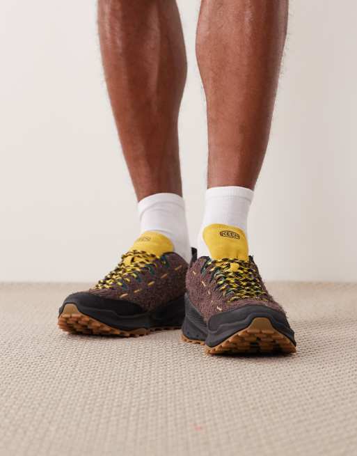 Keen Jasper Zionic hairy suede trainers in brown, 3 of 4