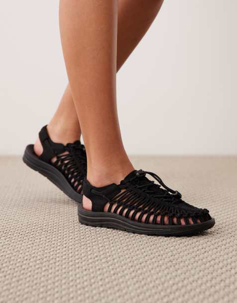 Keen Uneek sandals in black - view 1