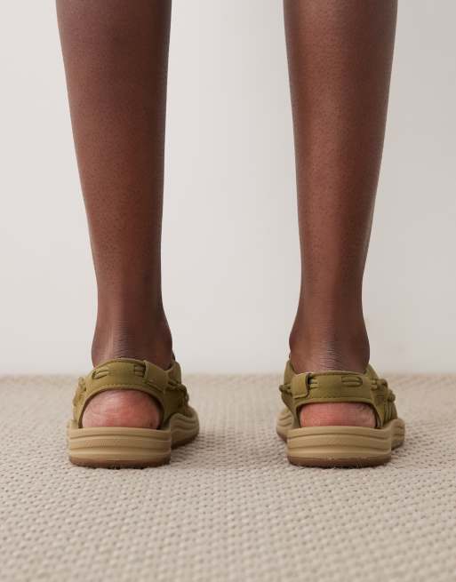 Keen Uneek sandals in olive | ASOS