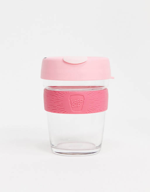 Keep Cup – Saskatoon – Różowy szklany kubek wielokrotnego użytku 12 oz