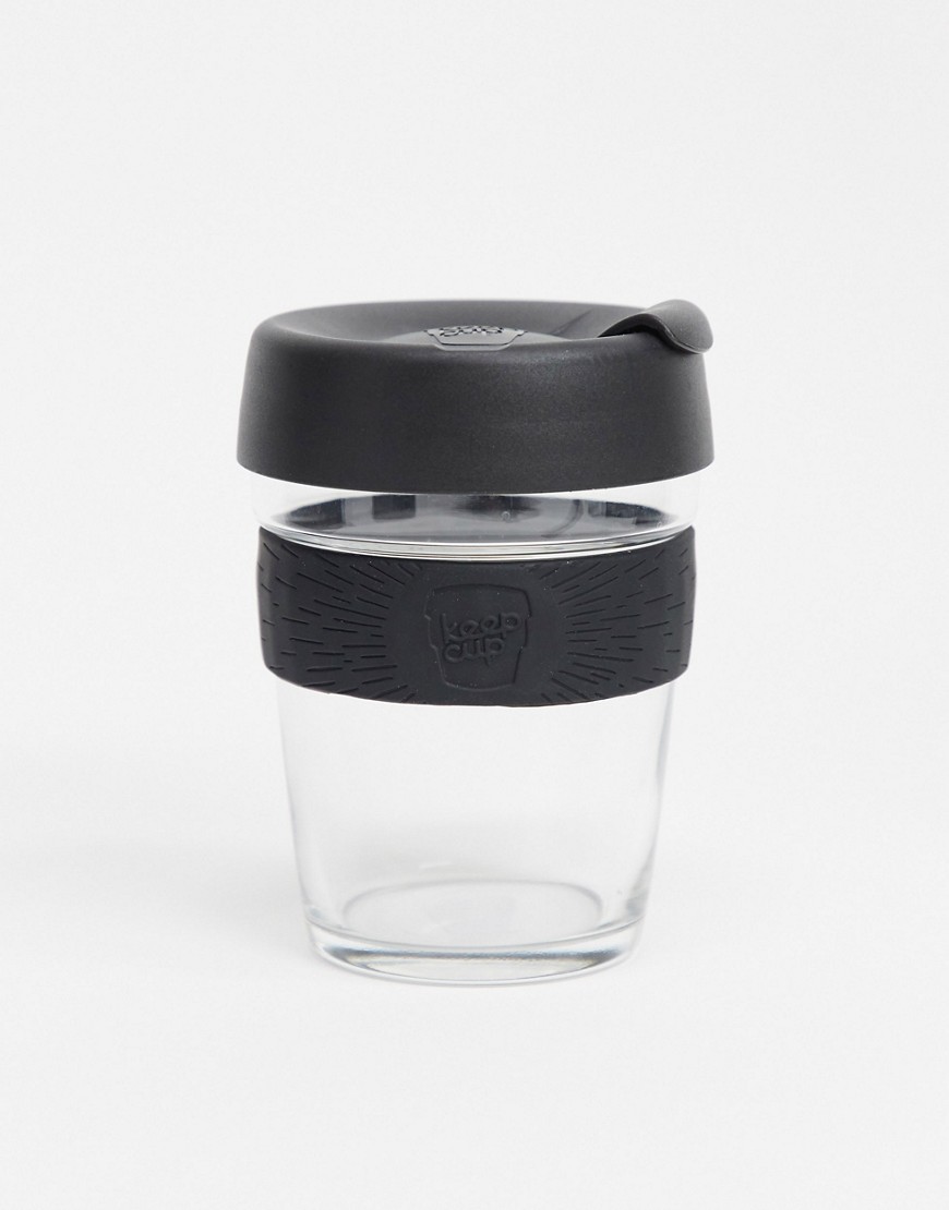 KeepCup Brew Reusable Glass Cup in Black 12oz