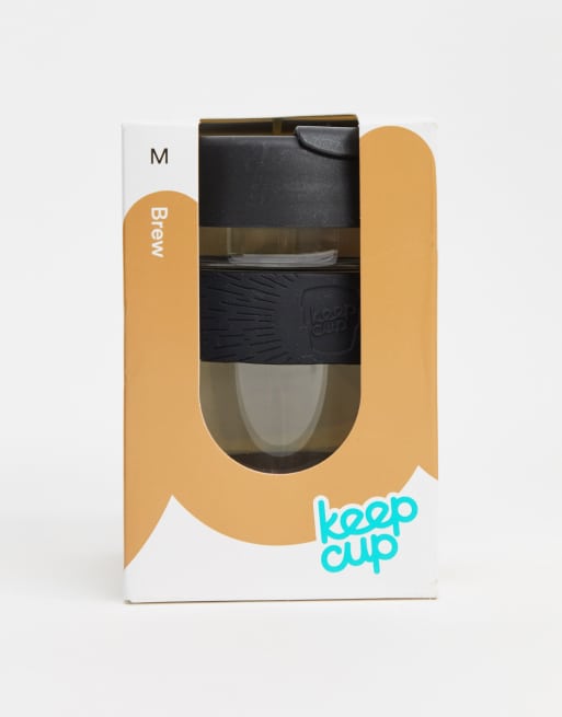 KeepCup Brew Reusable Glass Cup in Black 12oz, 2 of 4