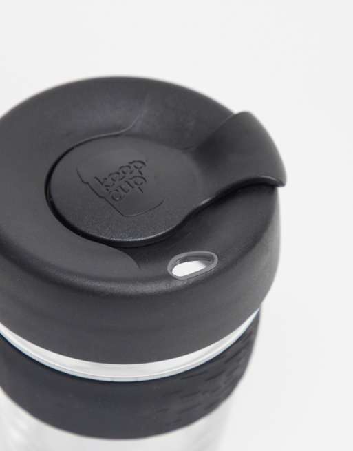 KeepCup Brew Reusable Glass Cup in Black 12oz