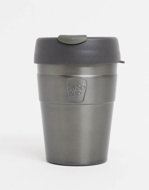 KeepCup - Nitro - Tazza riutilizzabile in acciaio inossidabile argento - 12 once