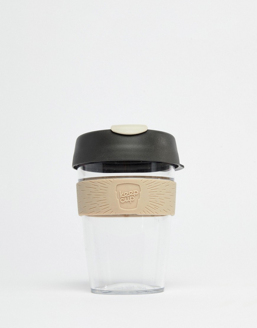 KeepCup Original Clear Plastic Reusable Cup With Silicone Band 12oz-Multi