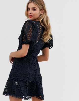 keepsake lovable lace midi dress