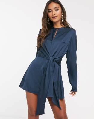 Keepsake - Raindrops - Playsuit-Marineblauw