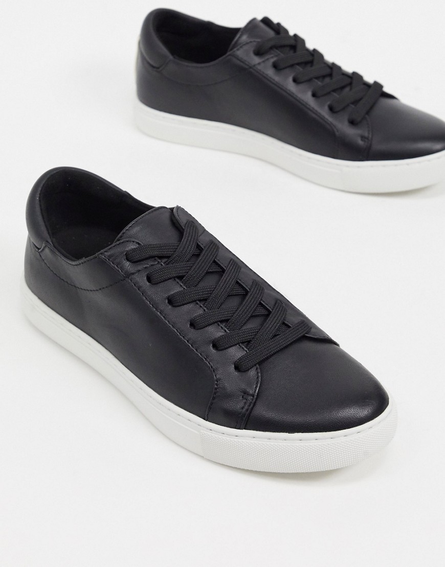Kenneth Cole Kam Pride sneakers in black leather