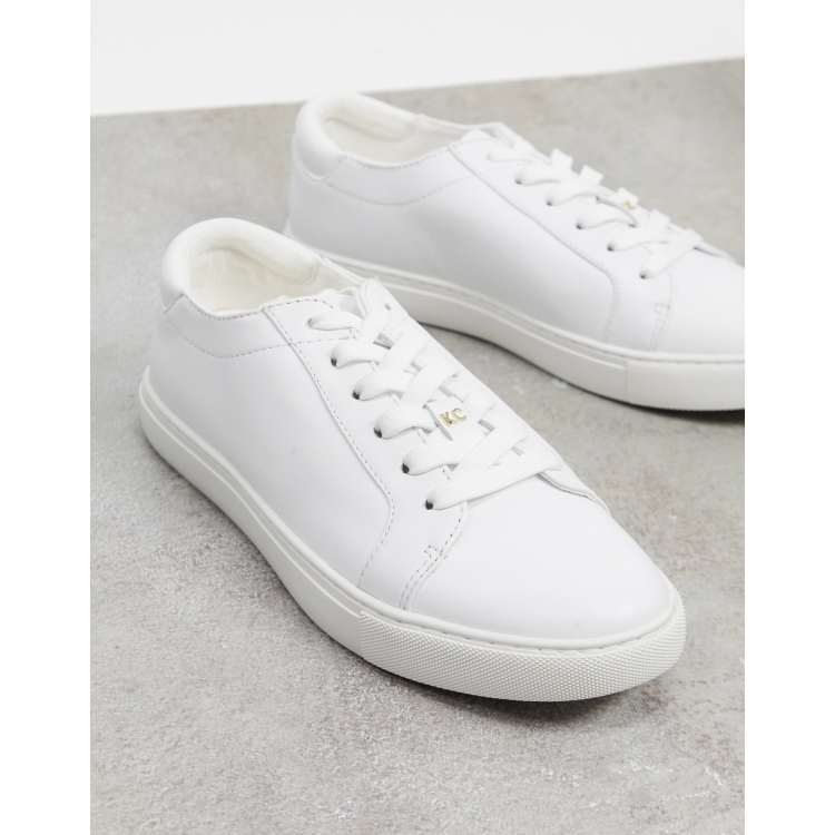 Kenneth Cole kam sneakers in white leather