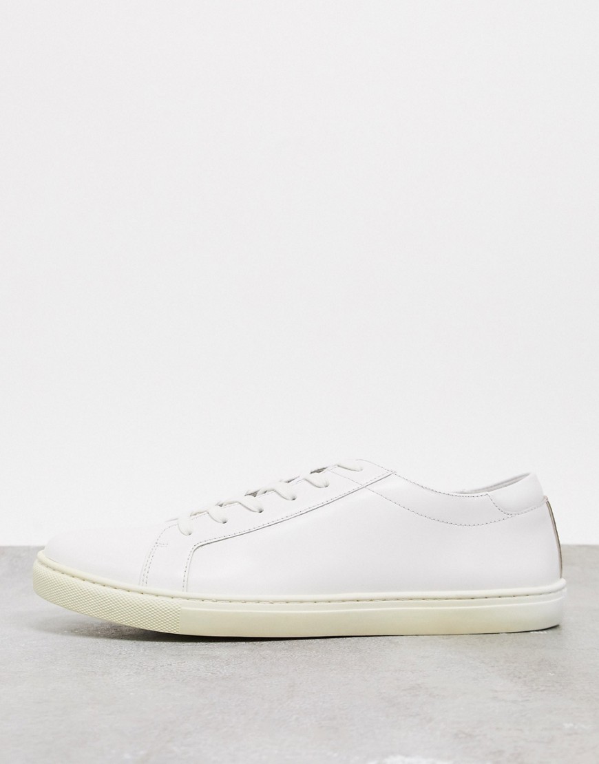 Kenneth Cole - Kam - Sneakers van wit leer