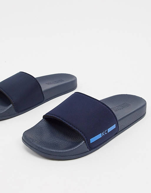 Kenneth Cole - Screen - Slippers i marineblå