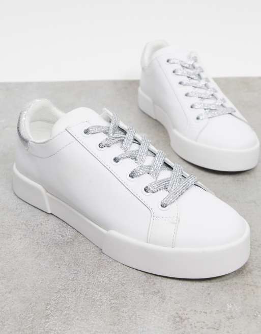 Kenneth Cole - Tyler - Baskets en cuir - Blanc