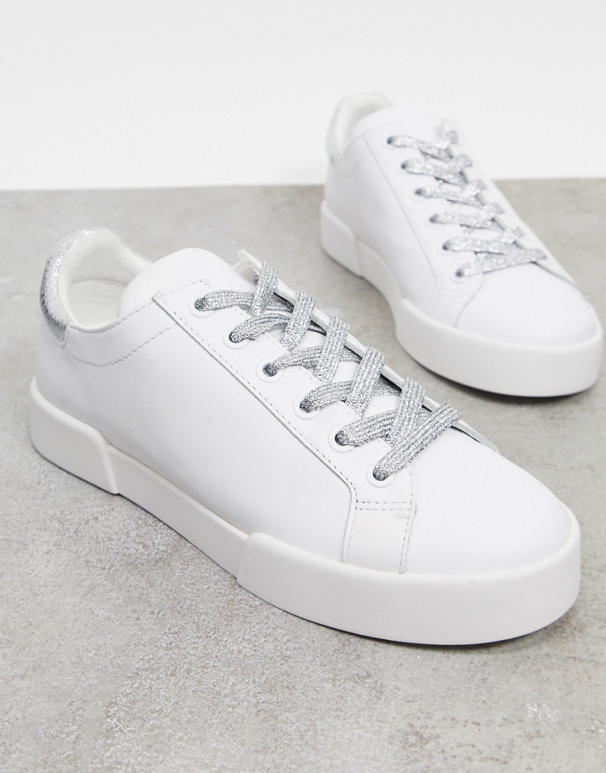 Kenneth Cole tyler sneakers in white leather
