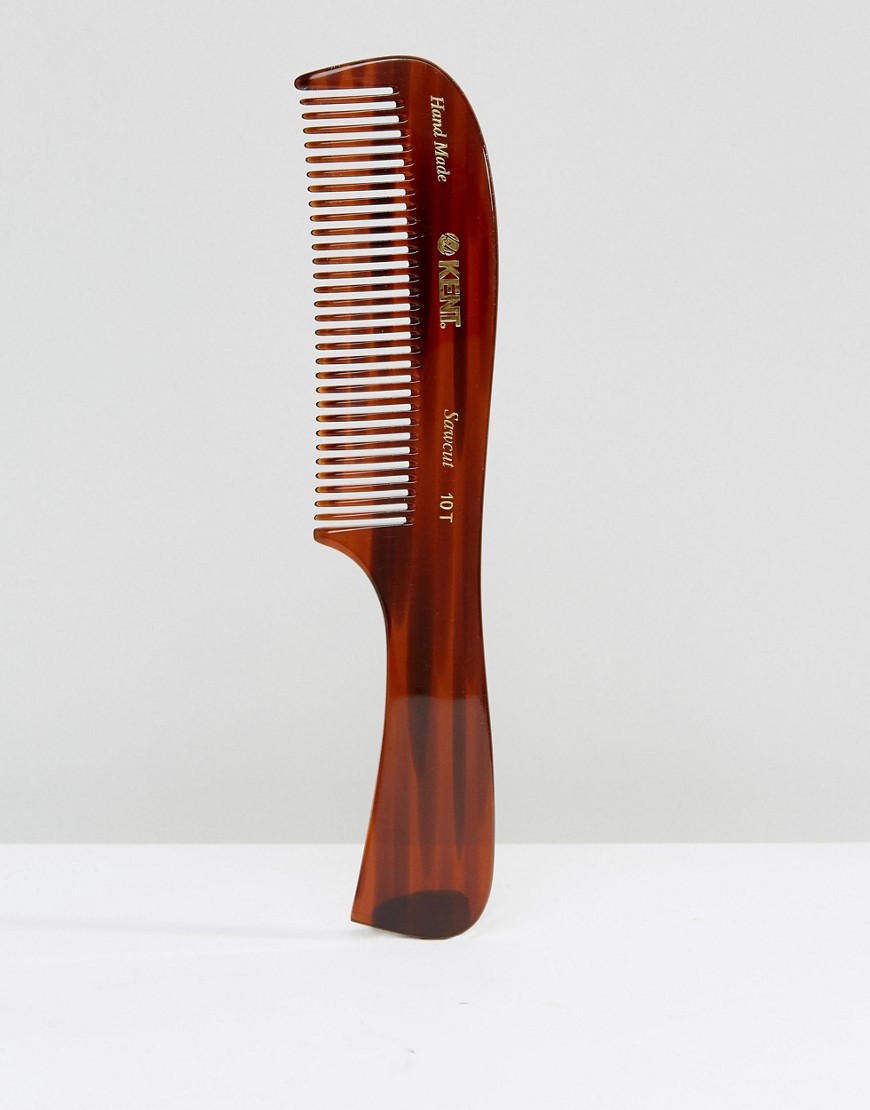 Kent Handmade Comb With Handle-Black