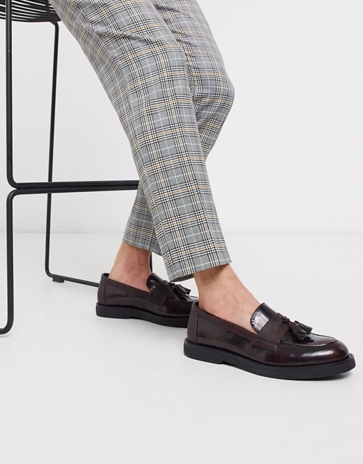 KG by Kurt Geiger chunky loafer in oxblood