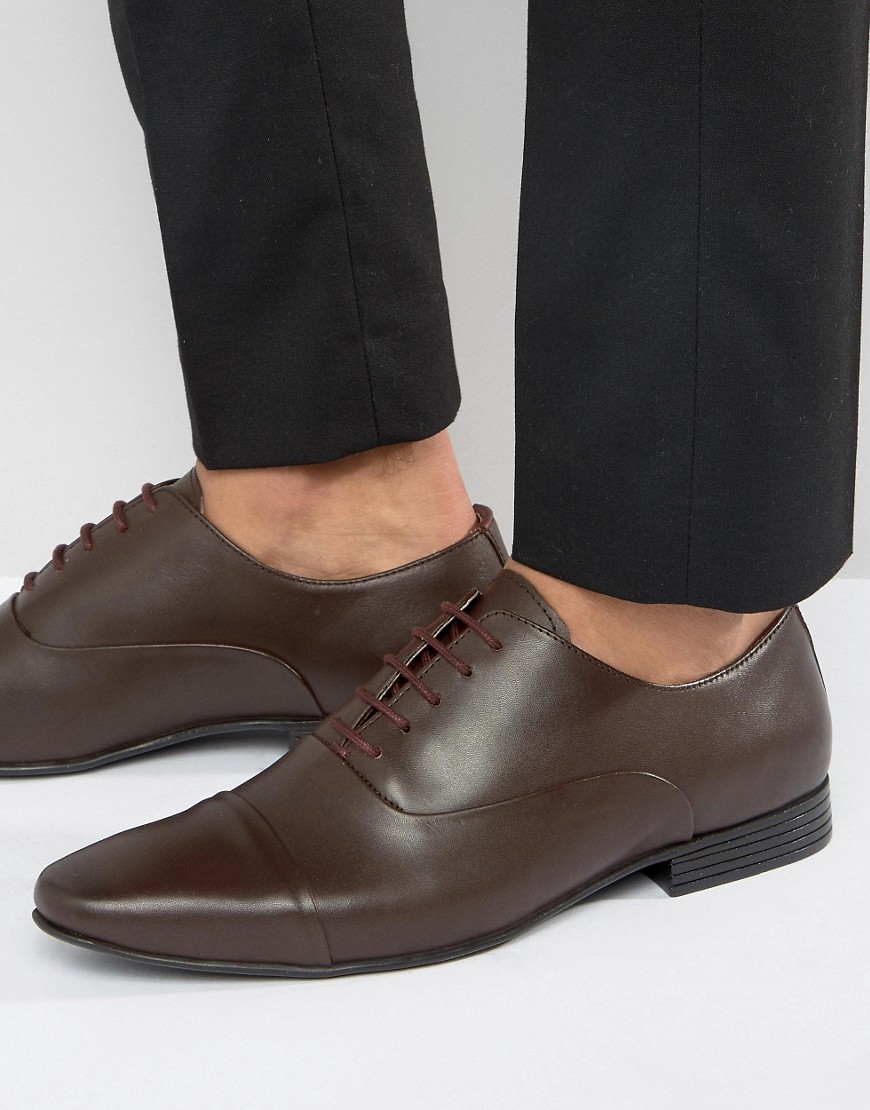 KG By Kurt Geiger Kenwall Oxford Shoes-Brown
