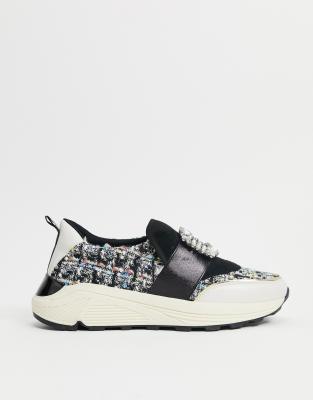 kurt geiger embellished trainers