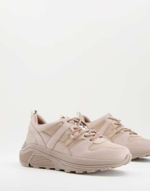 KG by Kurt Geiger – Loaded – Sneaker in durchnässtem Rosa mit dicker Sohle