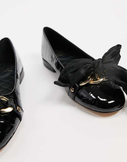 Kurt geiger 2024 black flats