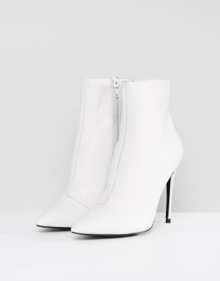 white ankle boots asos