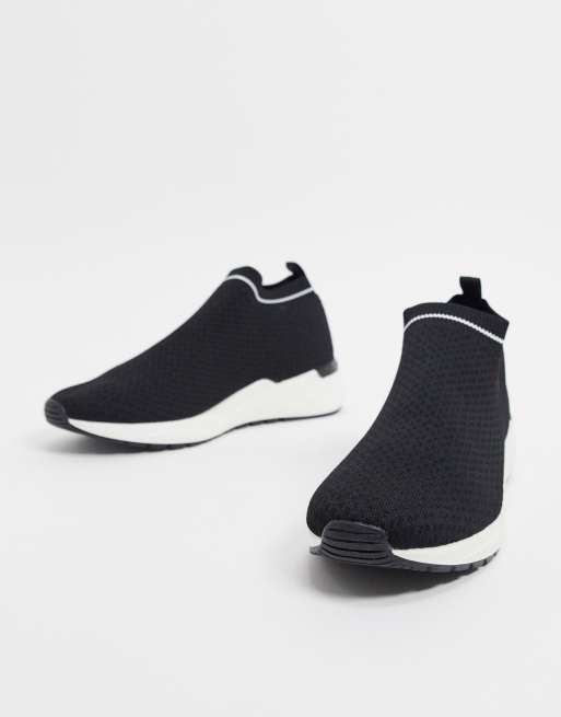 sock sneaker black