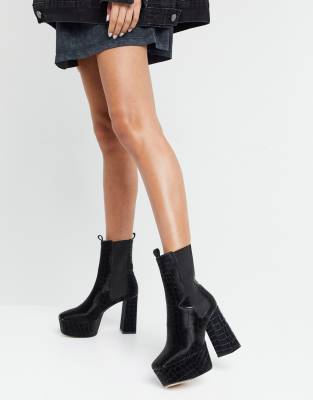 kurt geiger croc boots