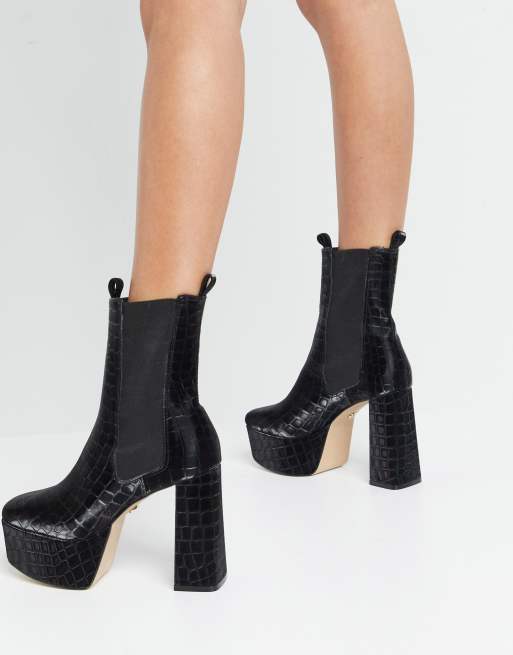 Kurt geiger croc outlet boots