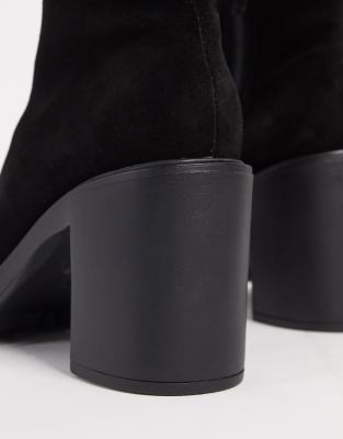 black suede ankle boots kurt geiger