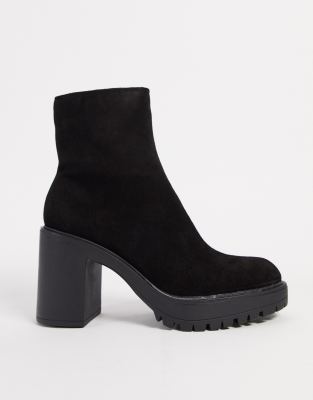black suede ankle boots kurt geiger