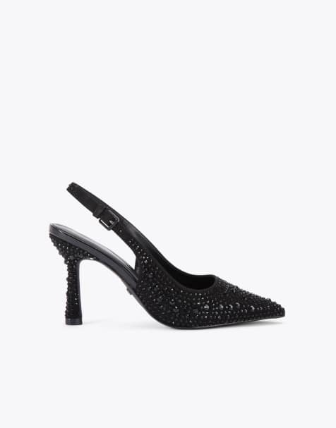 KG Kurt Geiger Adina gem heeled shoes in black combination - view 1