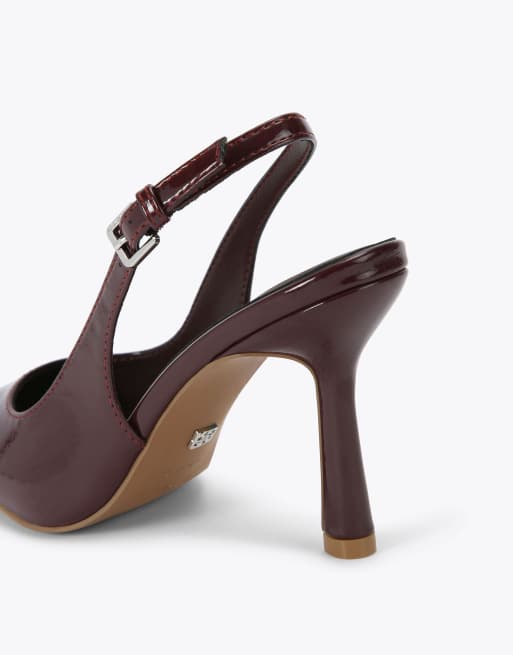 KG Kurt Geiger Adina heeled shoes in wine, 4 of 4
