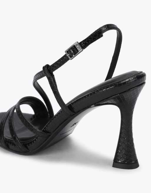 KG Kurt Geiger Aero sandal heeled sandals in black, 3 of 4