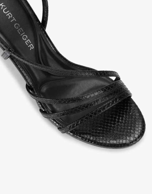 KG Kurt Geiger Aero sandal heeled sandals in black, 4 of 4