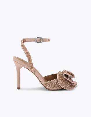  Allegra heeled sandals in blush