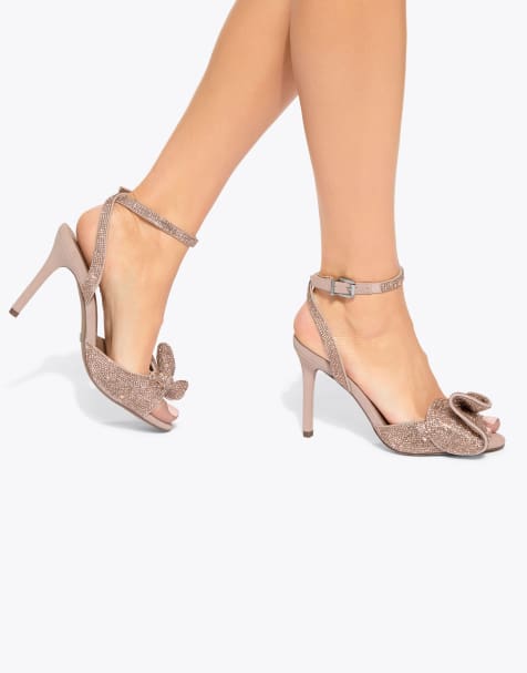 KG Kurt Geiger Allegra heeled sandals in blush - view 1
