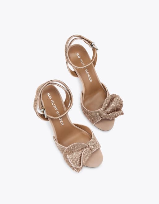 KG Kurt Geiger Allegra heeled sandals in blush, 3 of 4