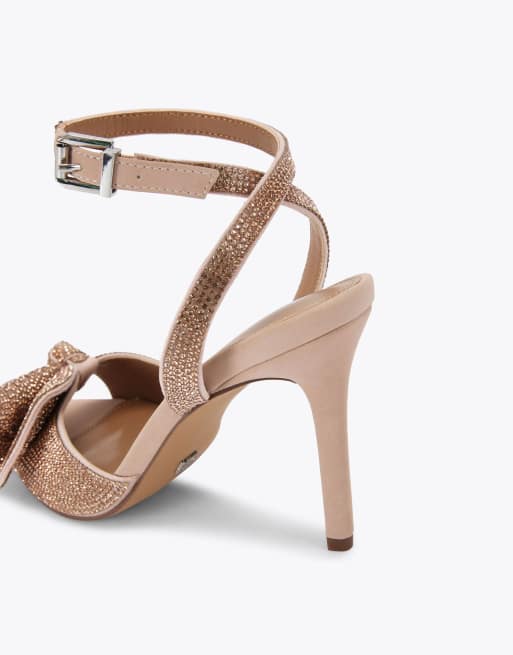 KG Kurt Geiger Allegra heeled sandals in blush, 4 of 4