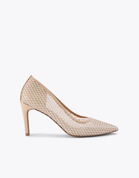 KG Kurt Geiger Angel heeled shoes in blush - view 1