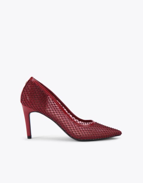 KG Kurt Geiger Angel heeled shoes in red - view 1