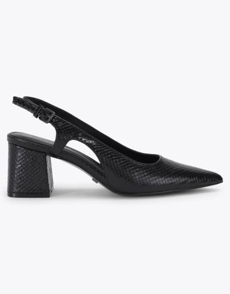 KG Kurt Geiger Anya court heeled shoes in black - view 1