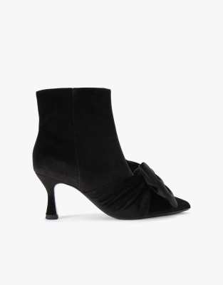  Aria bow mid ankle boots 