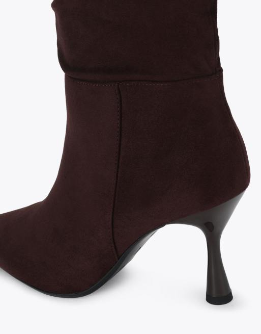 KG Kurt Geiger Autumn slouch knee boots in brown, 4 of 4