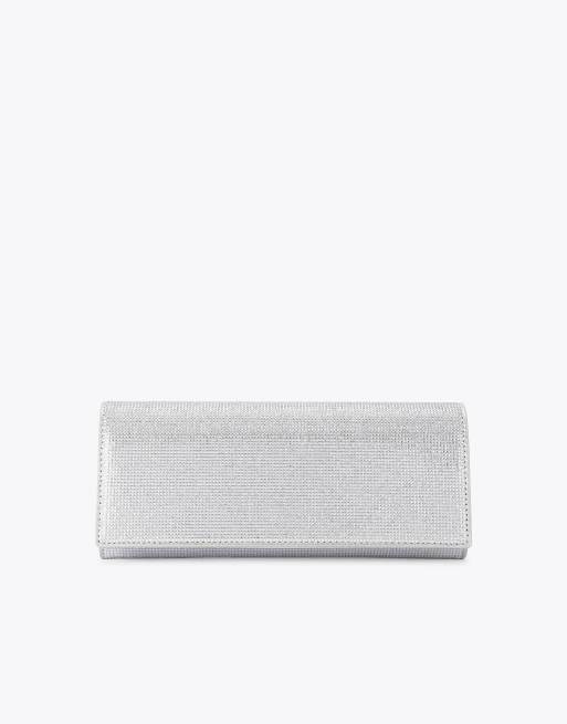 KG Kurt Geiger Baily clutch in silver combination, 2 of 4